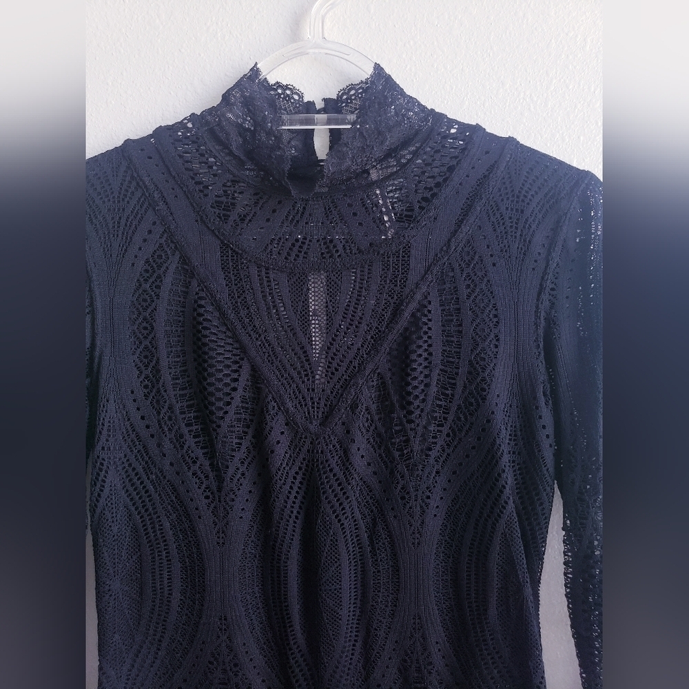 Free People Lace Turtleneck Tunic - Picture 3 of 8